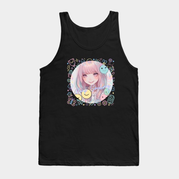 Keep smiling! Tank Top by DIRTEE